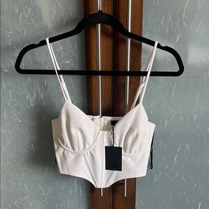 NBD Elegant White Bustier